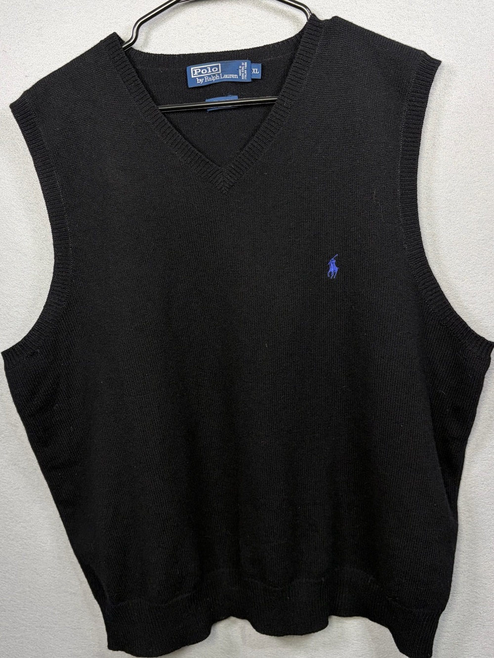 Vintage Polo Ralph Lauren Lambswool Sweater Vest - Mens XL